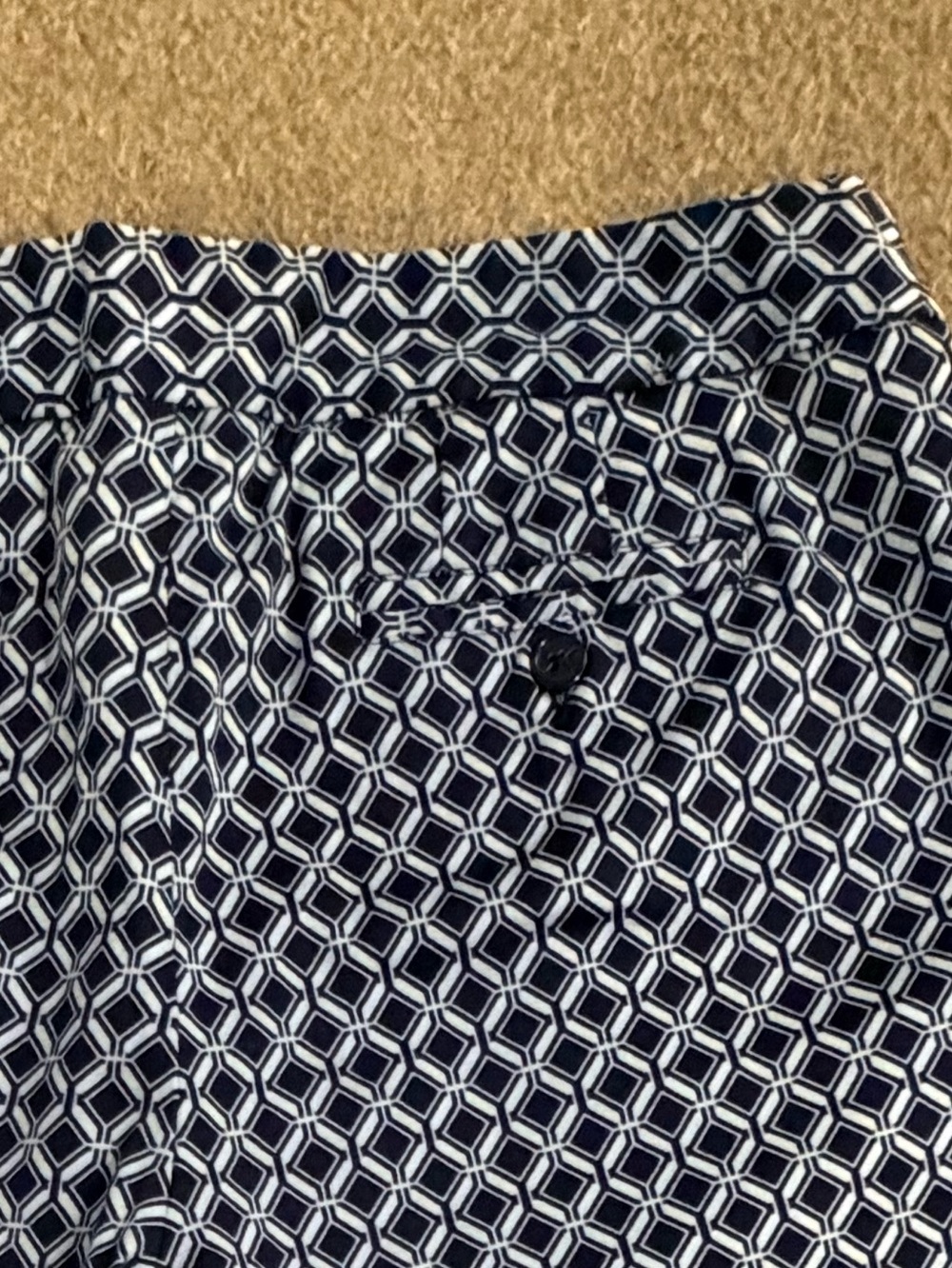 Laundry Cropped Geometric Patterned Pants - Picture 4 of 6